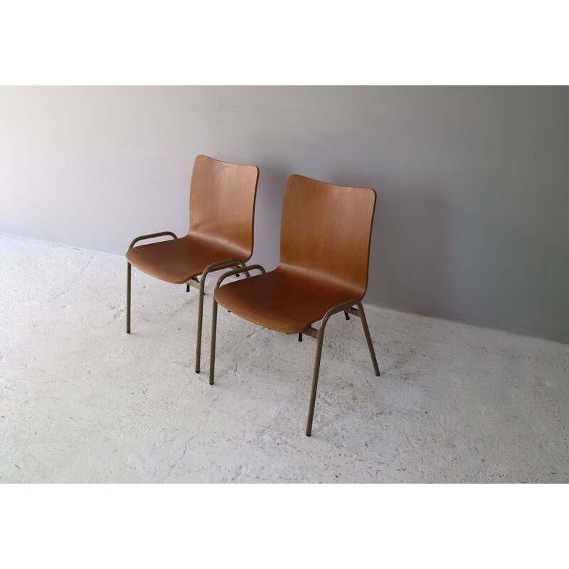 Vintage stacking chairs 1960s