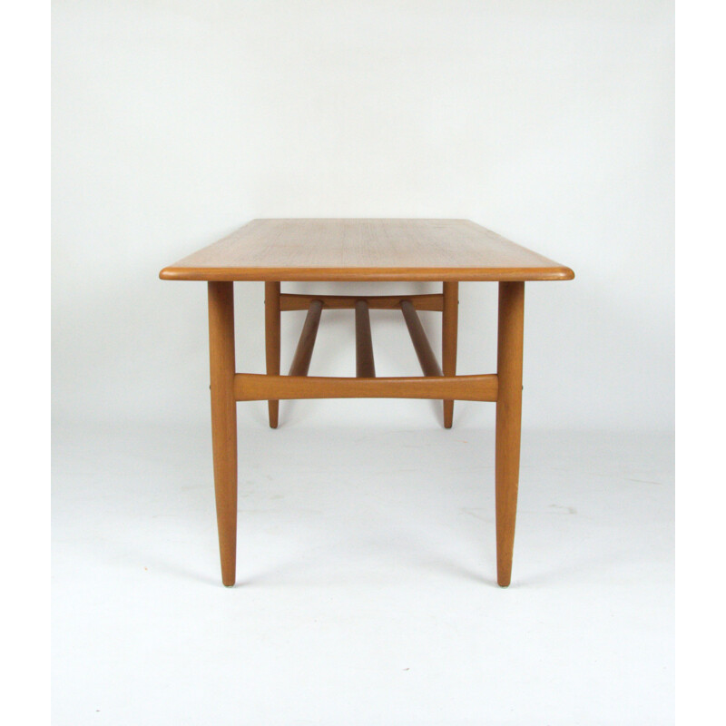 Vintage coffee table in teak by Alberts Tibro 1955s