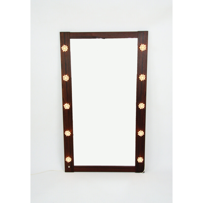 Miroir vintage Star Dust pour AB Nybrofabriken en bois et en plastique