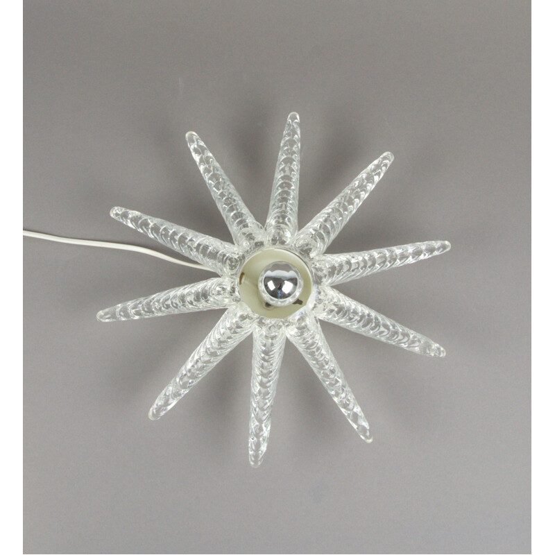 Applique vintage scandinave étoile de mer en plastique 1970