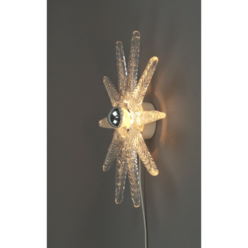 Applique vintage scandinave étoile de mer en plastique 1970