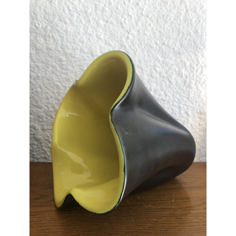 Große Vintage-Vase Taschentuch Elchinger