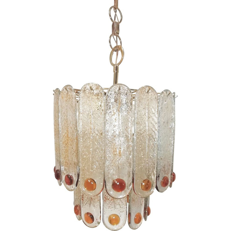 Vintage murano glass chandelier, 1970