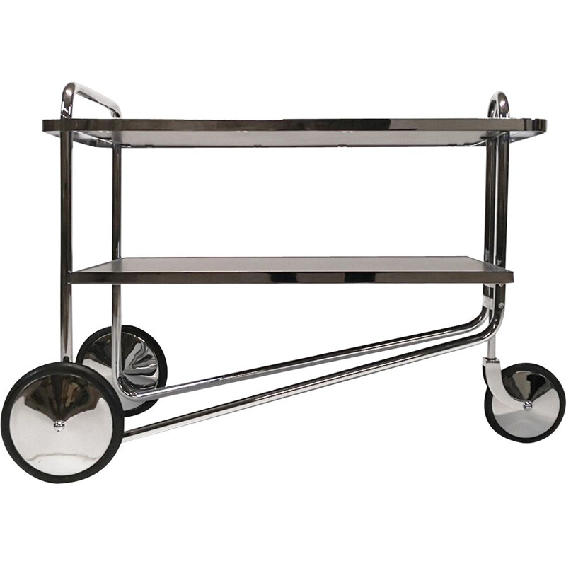 BR49 vintage steel trolley by Marcel Breuer for Alivar