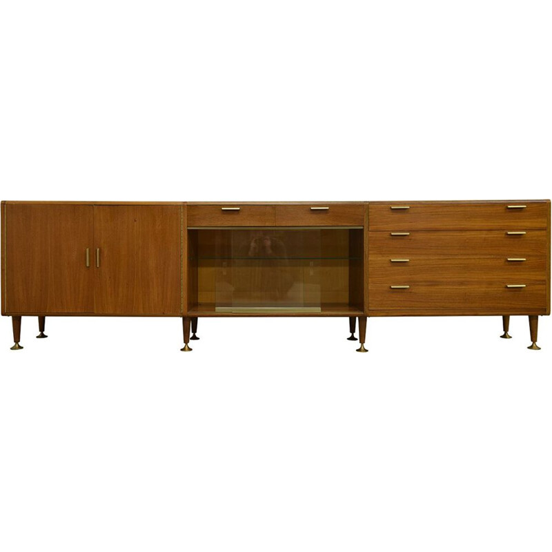 Vintage sideboard in walnut by A.A.Patijn for Zijlstra Joure 1960s