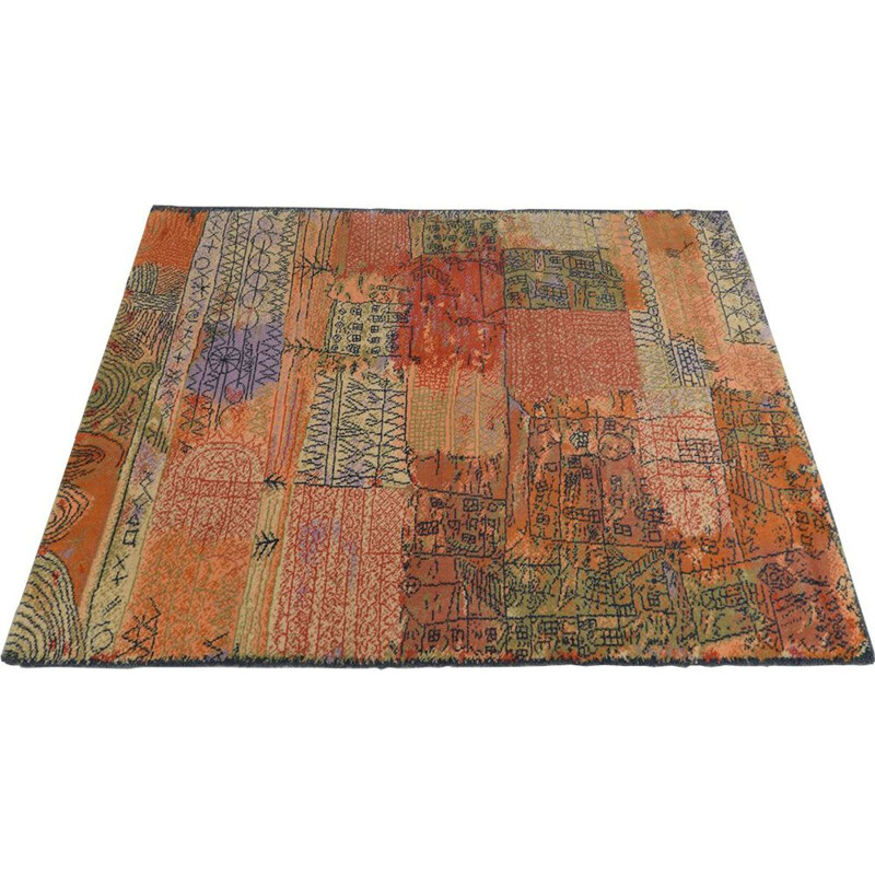 Vintage rug Florentinisches Villenviertel by Paul Klee for Ege Axminster Denmark 1988