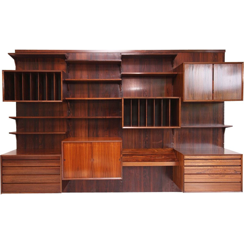 Bibliothèque vintage modulable en palissandre par Poul Cadovius,1960