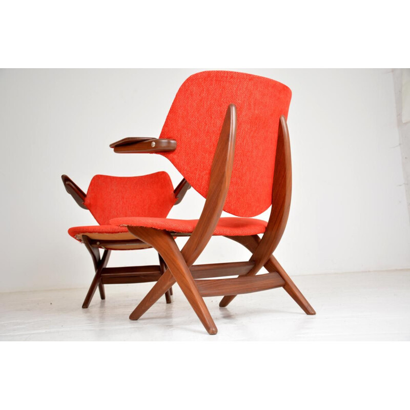 Armchair PELICAN  by Louis van Teeffelen 1960s