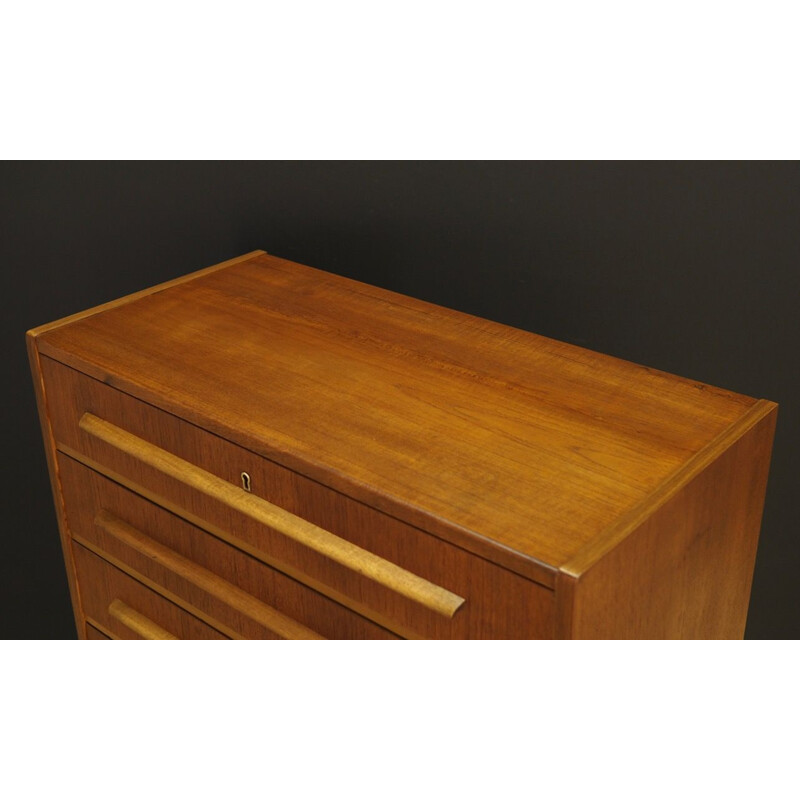 Danish chest of 6 drawers in teak