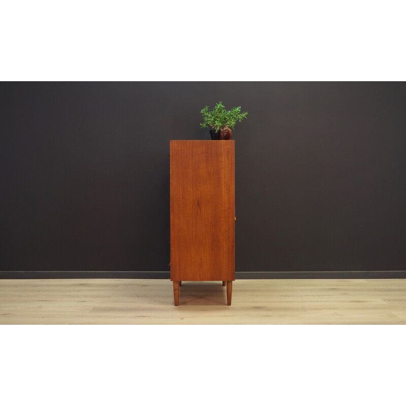 Danish chest of 6 drawers in teak