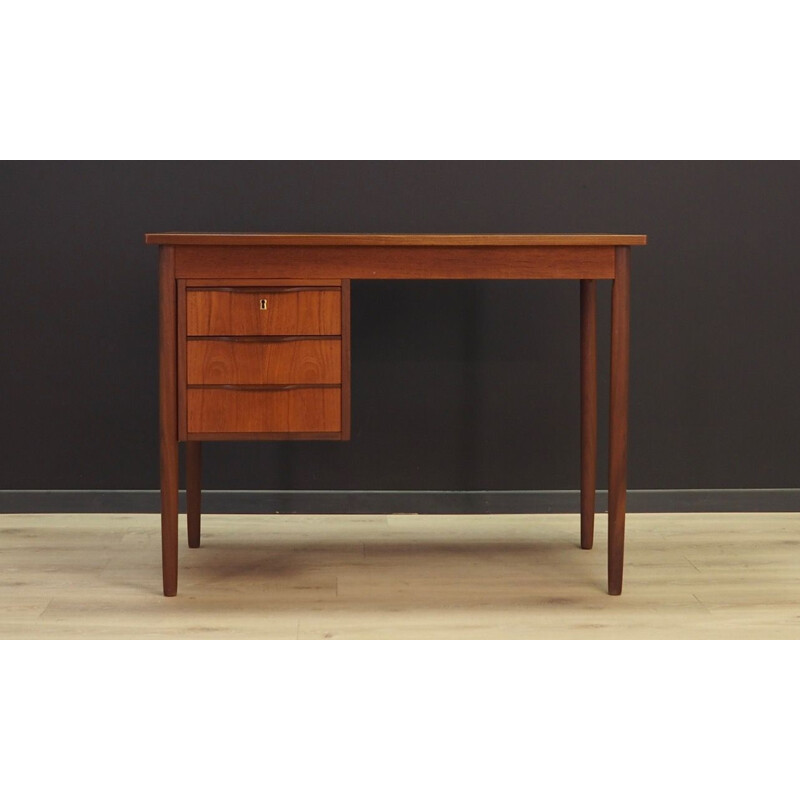 Scandinavian desk made of teak