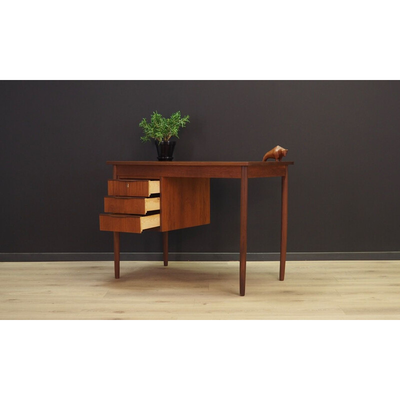 Scandinavian desk made of teak