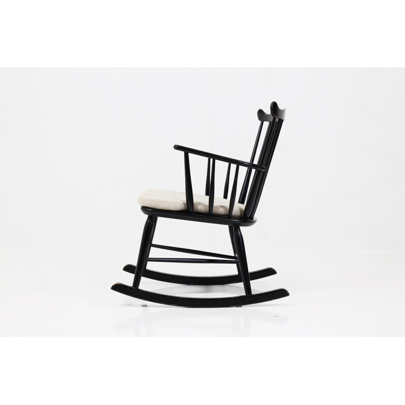 FDB Mobler rocking armchair, Borge MOGENSEN - 1960s