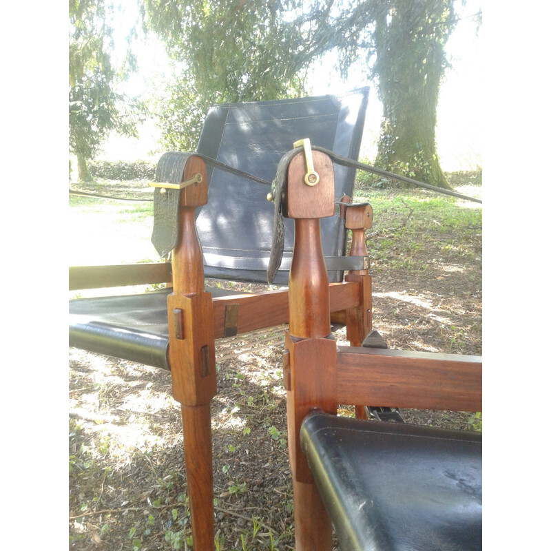 Pair of vintage scandinavian armchairs for Hayat in wood 1960