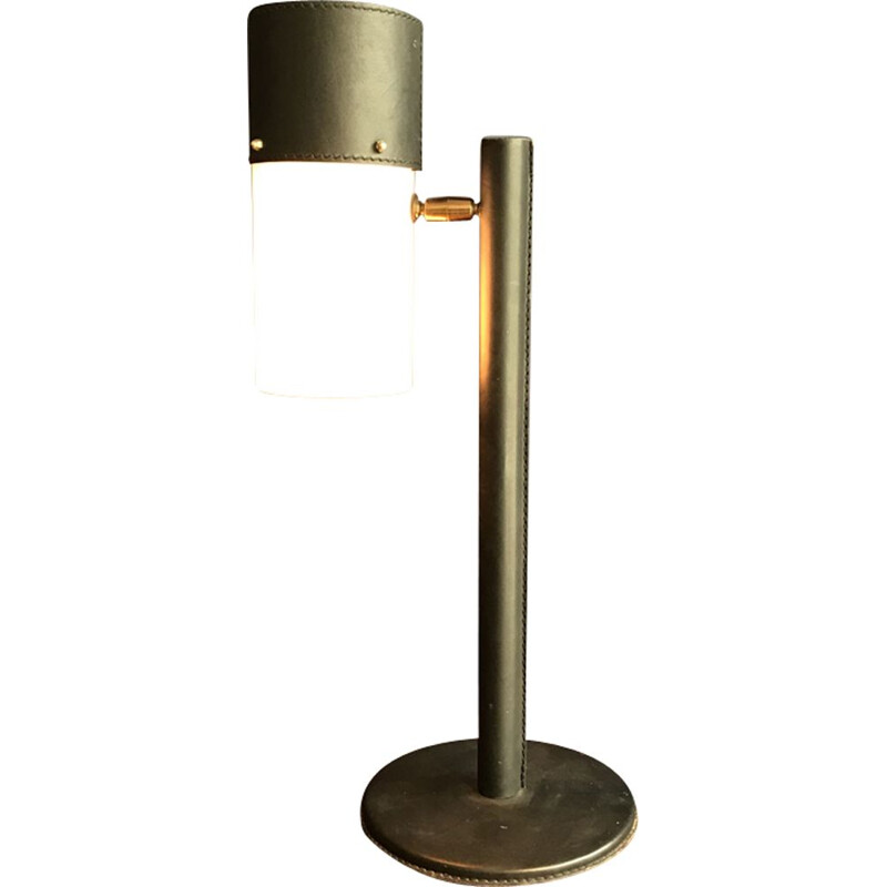 Vintage table lamp by Jaques Adnet