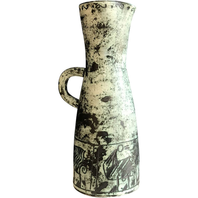 Vintage pitcher by Jaques Blin 1950