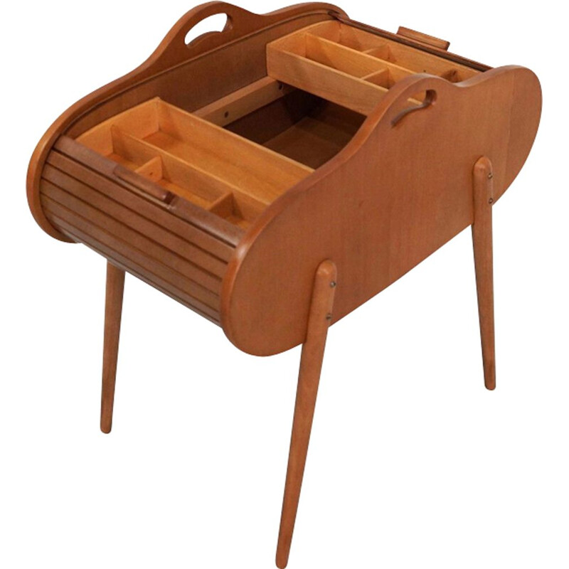 Vintage sewing box in wood 1960