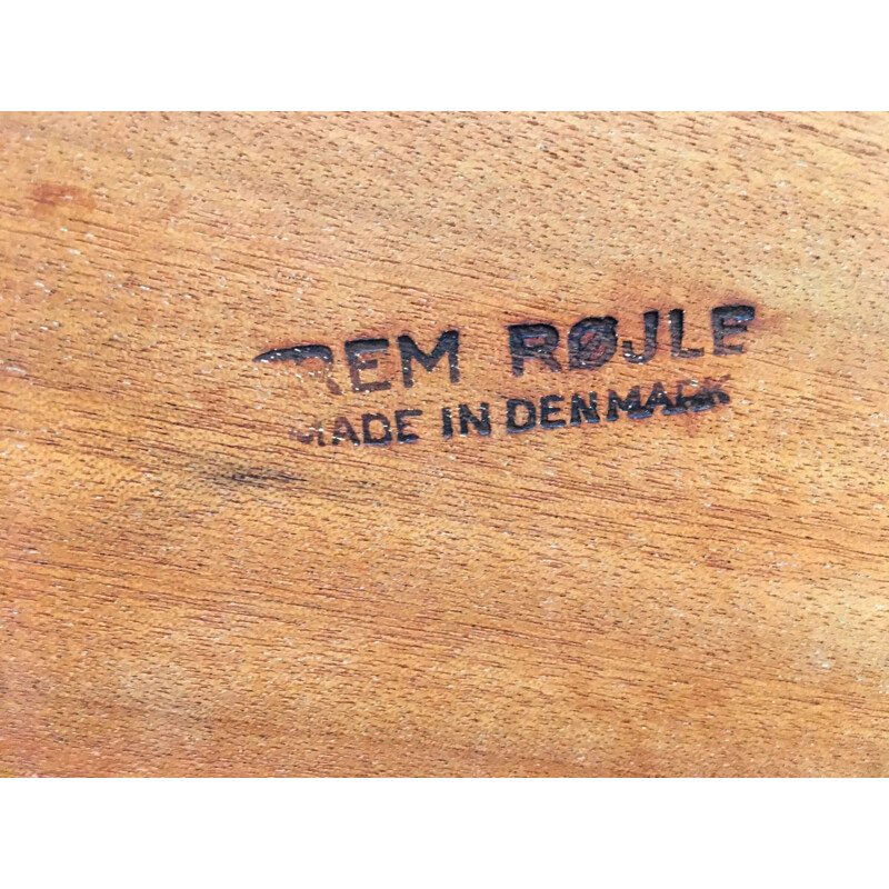 Vintage dining table in teak by Hans Olsen for Frem Rojle Denmark 1950s