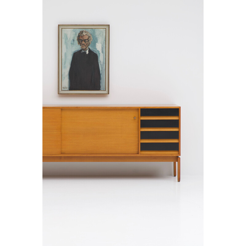 Enfilade vintage pour Jos de Mey en noyer 1960