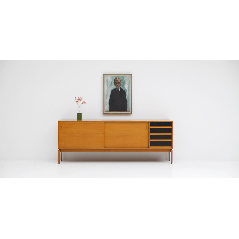 Enfilade vintage pour Jos de Mey en noyer 1960