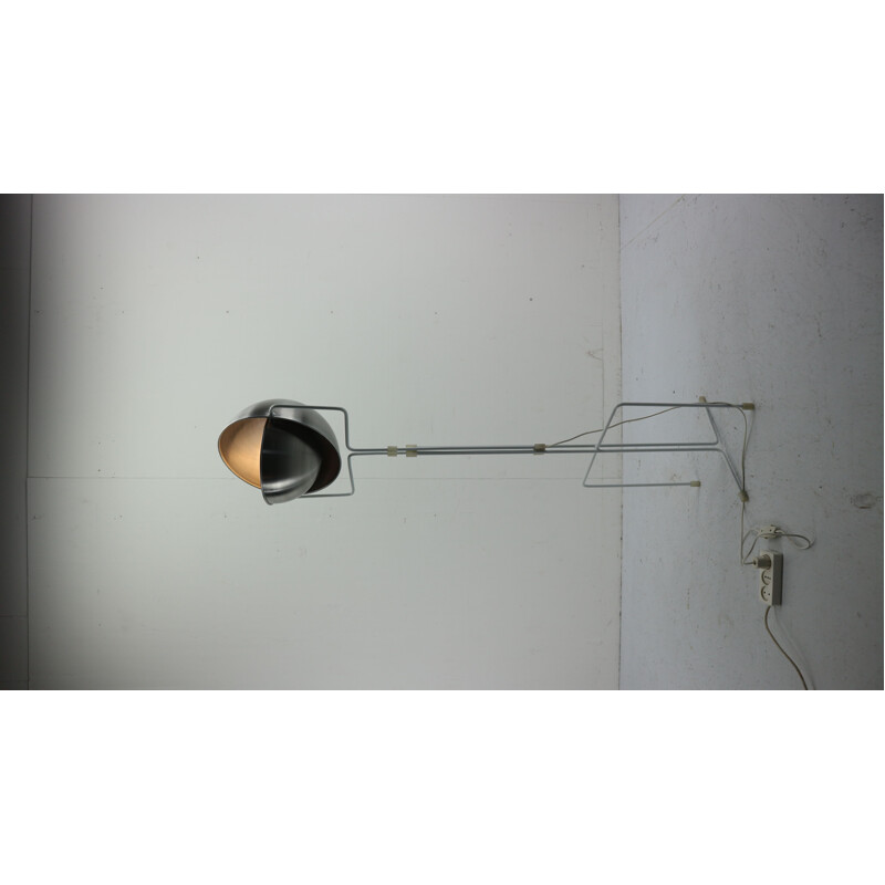Vintage Eclips floorlamp for RAAK in metal and aluminium 1960