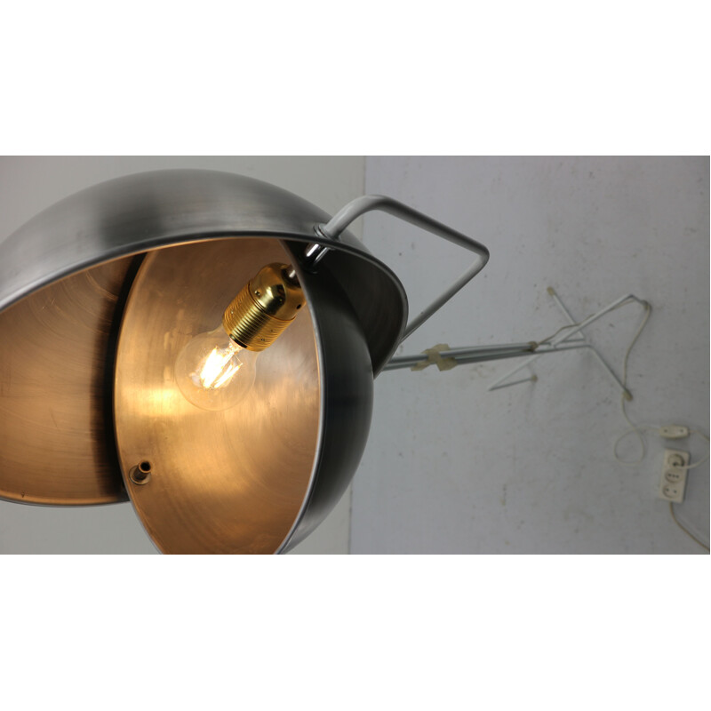 Vintage Eclips floorlamp for RAAK in metal and aluminium 1960