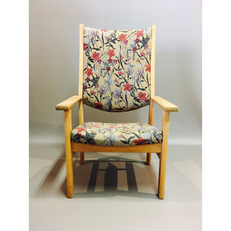 Pair of Scandinavian armchairs model "Getama" by Hans Wegner,1950