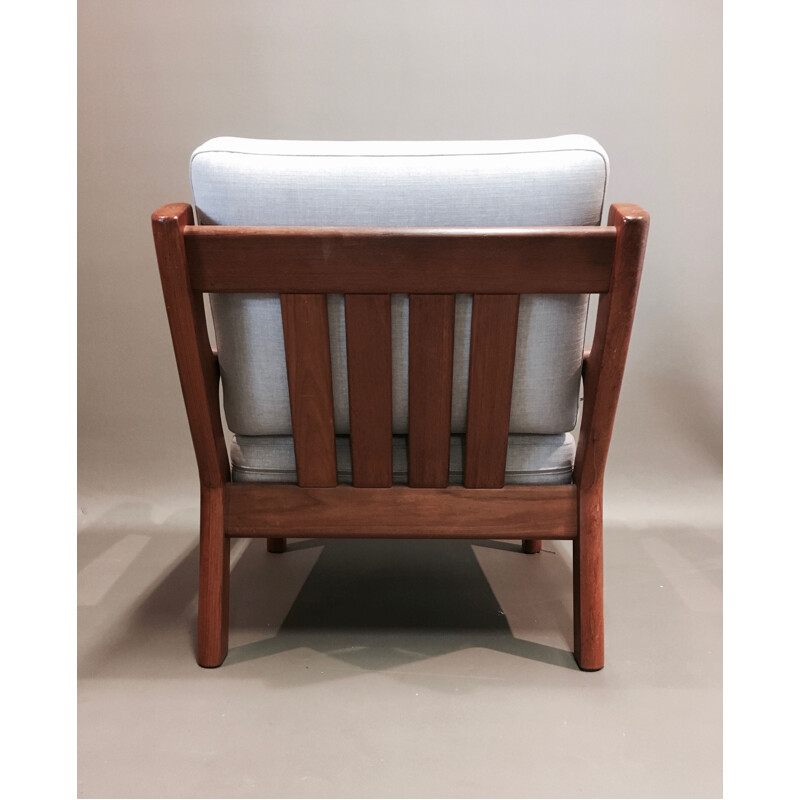 Vintage scandinavian armchair in teak,1950