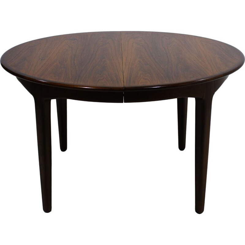 Vintage dining table in rosewood by Henning Kjaernulf for Soro Stolefabrik, 1960s