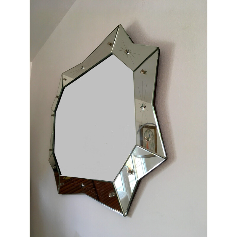 Vintage Venetian mirror from the 50s