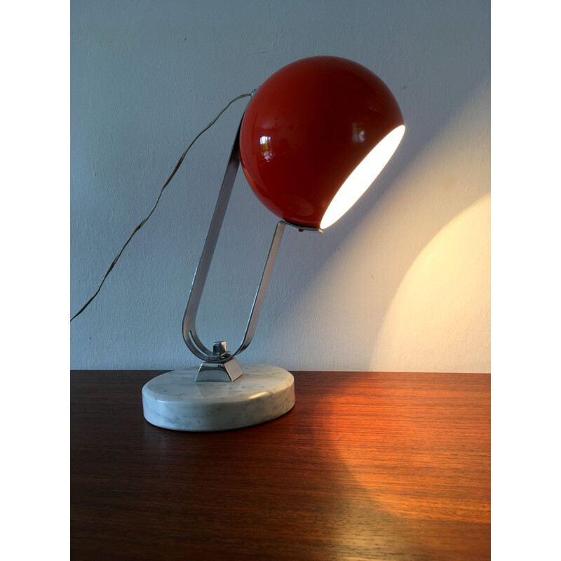 Lampe de table vintage "Eye Ball" des années 70