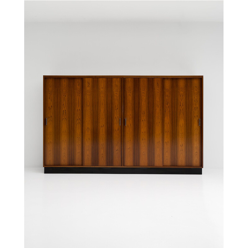 Vintage wardrobe in rosewood by Alfred Hendrickx for Belform 1970