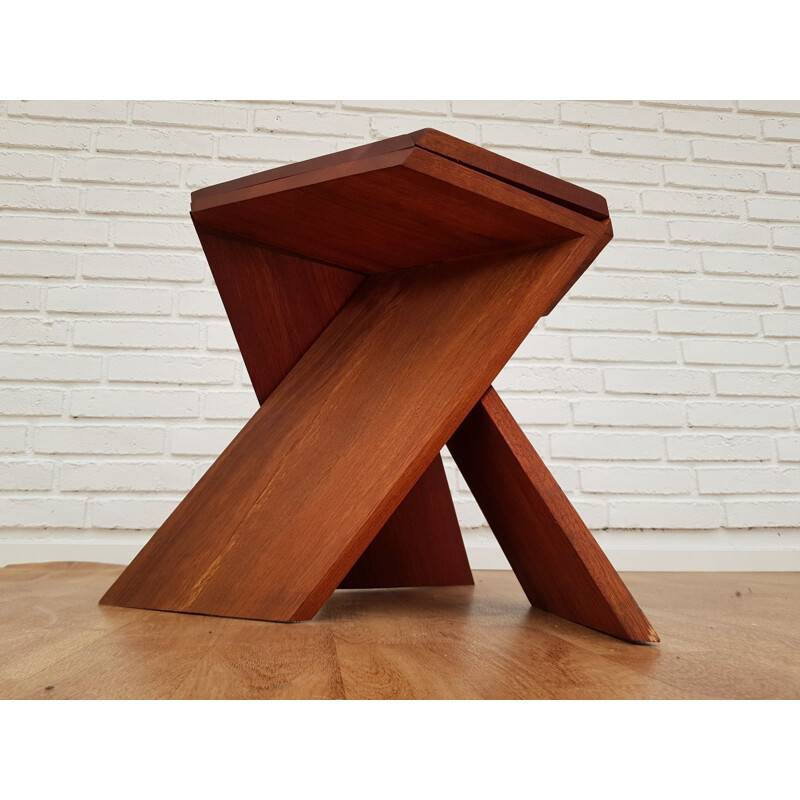 Vintage side table in teak 1970