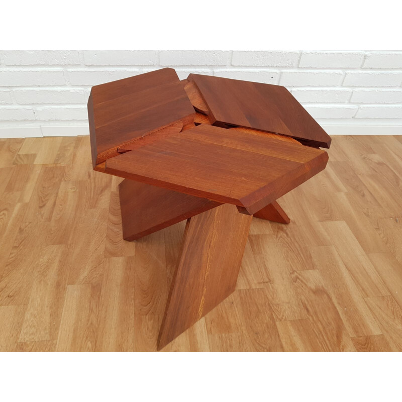 Vintage side table in teak 1970