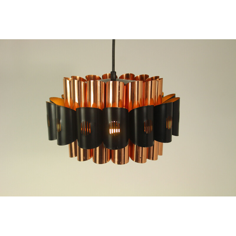 Vintage pendant lamp by Werner Schou for Cornell Electro 1970s