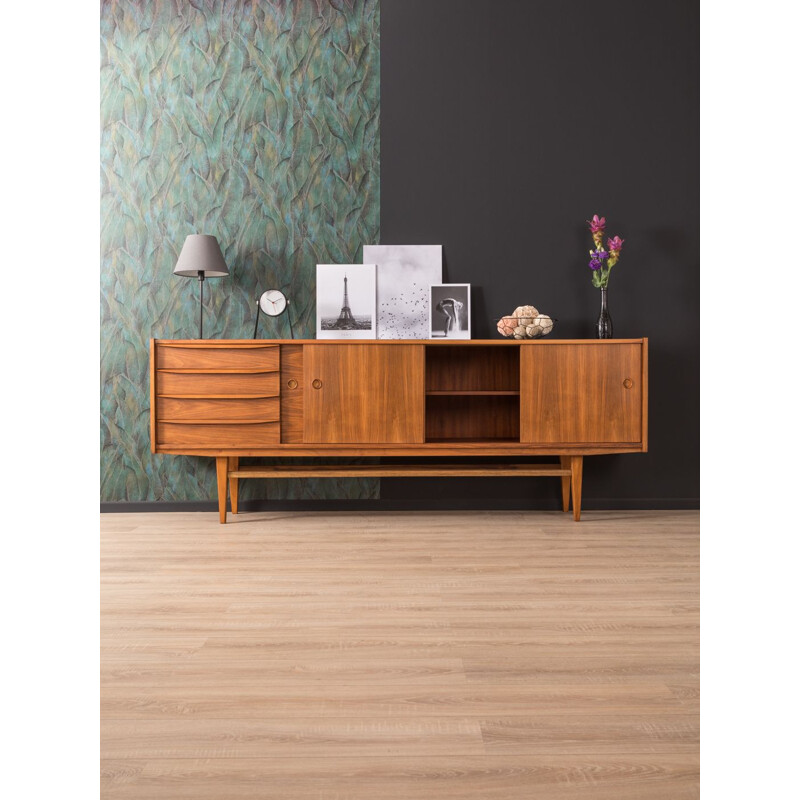 Vintage walnut sideboard 1950