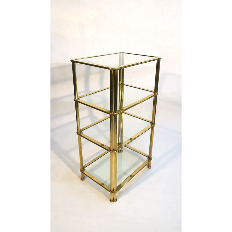 Vintage brass shelf 1970 