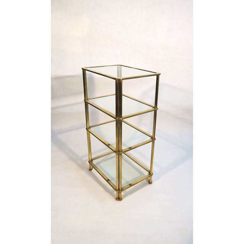 Vintage brass shelf 1970 