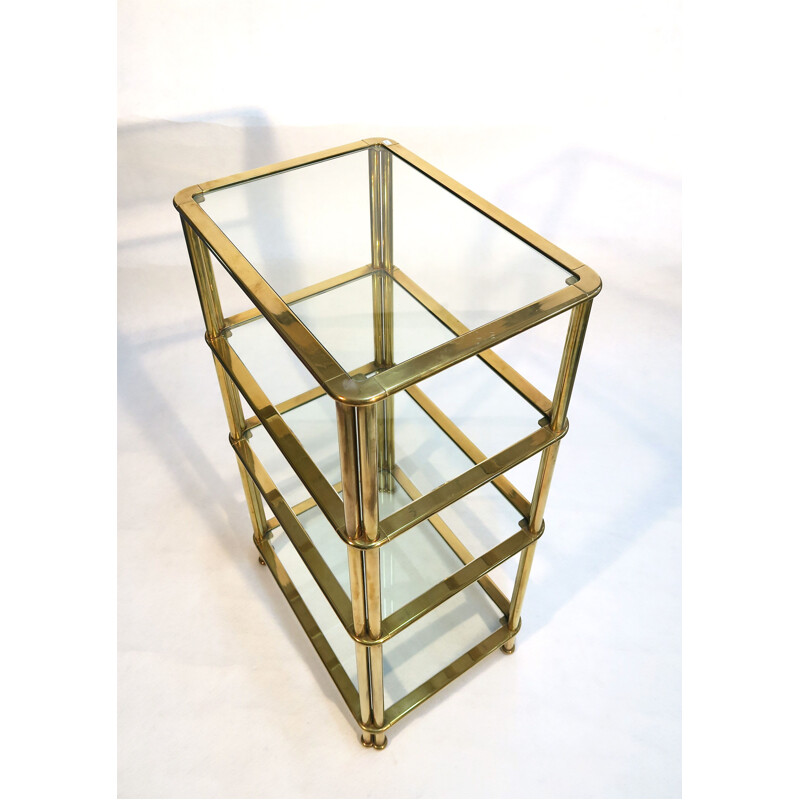 Vintage brass shelf 1970 