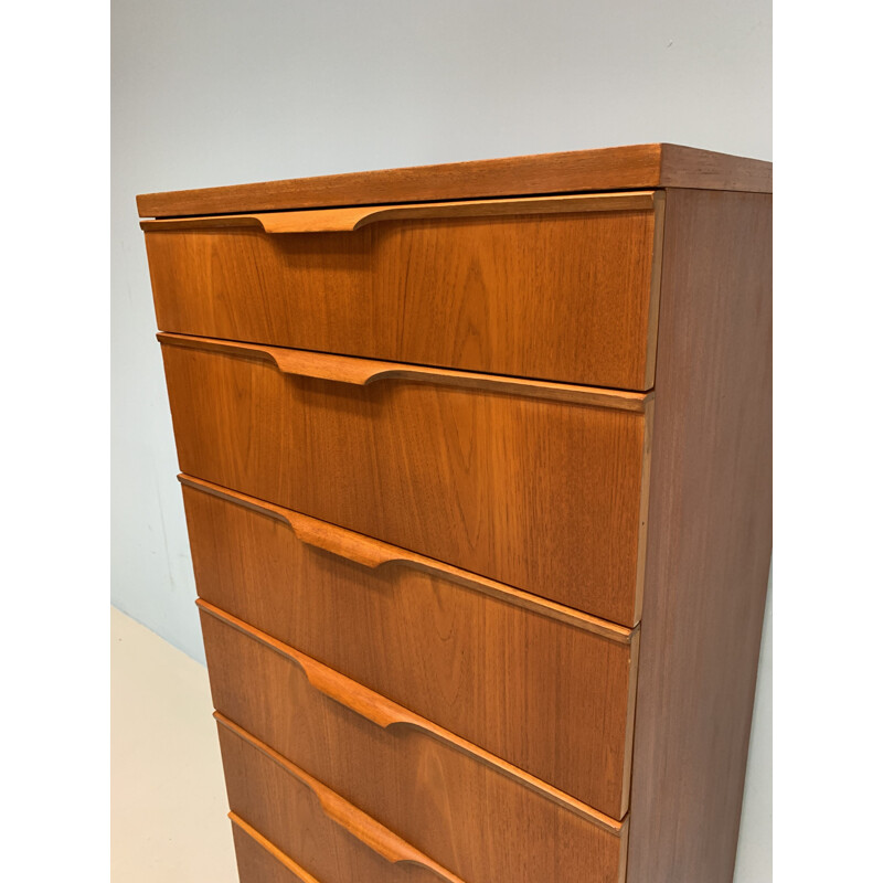 Vintage chest of drawers for Austinsuite London in teakwood 1960