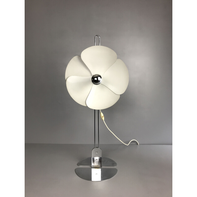 Vintage 2093 lamp in aluminium en metaal van Olivier Mourgue voor Disderot, 1960