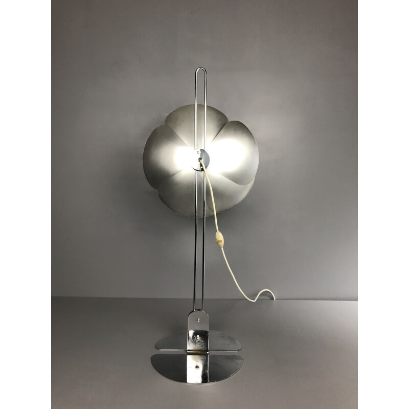 Lámpara vintage 2093 en aluminio y metal de Olivier Mourgue para Disderot, 1960