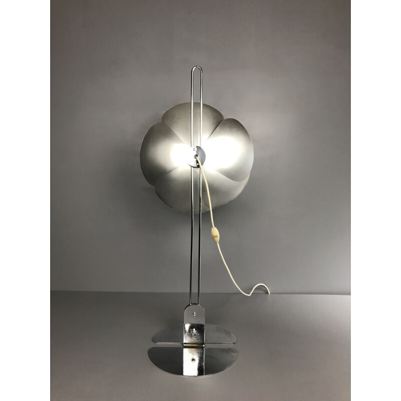 Vintage 2093 lamp in aluminum and metal by Olivier Mourgue for Disderot, 1960