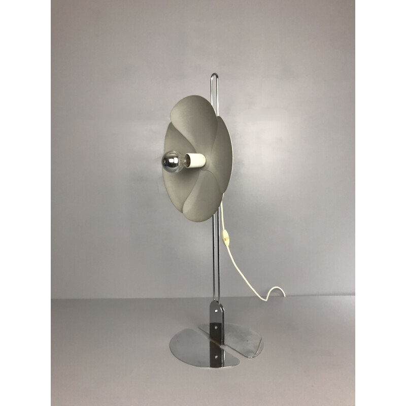Lampada vintage 2093 in alluminio e metallo di Olivier Mourgue per Disderot, 1960