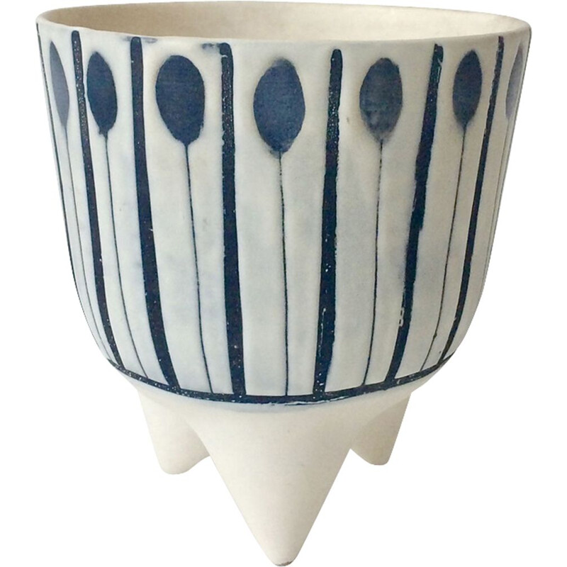 Vase Molaire vintage par Roger Capron 1957