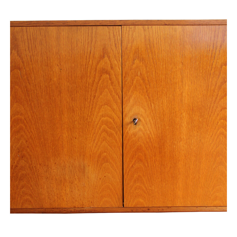 Vintage U-460 sideboard for Interier Praha in wood and formica 1960