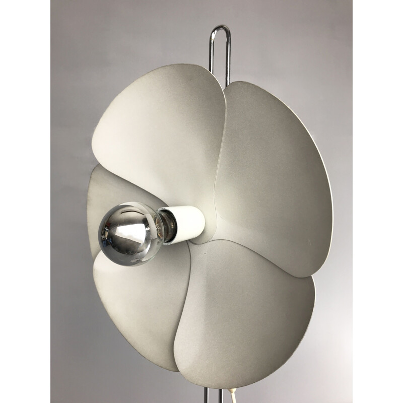 Vintage 2093 lamp in aluminum and metal by Olivier Mourgue for Disderot, 1960