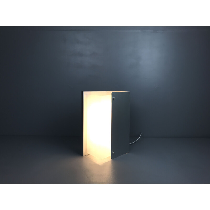 Vintage wall lamp by Pierre Vandel in aluminium 1970