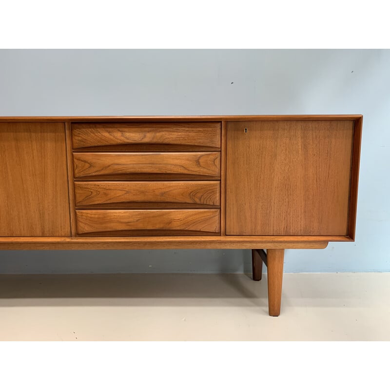 Vintage sideboard in teak by F.Kayser for Bahus Norway 1960s