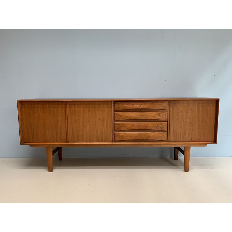 Vintage sideboard in teak by F.Kayser for Bahus Norway 1960s